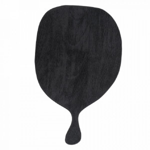 Platou servire negru din lemn de mango 31x50 cm Smoked Wood Urban Nature Culture Amsterdam
