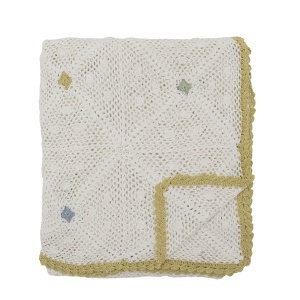 Pled multicolor din bumbac 125x150 cm Rovigo Bloomingville