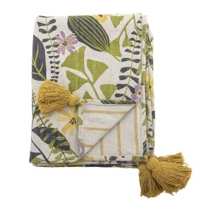 Pled multicolor din bumbac 130x160 cm Camelie Creative Collection