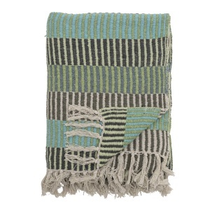 Pled multicolor din fibre 130x160 cm Isnel Creative Collection