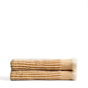 Pled portocaliu din bumbac 130x170 cm Lideba Kave Home