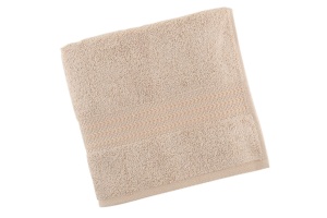 Prosop bej din bumbac 30x50 cm Rainbow The Home Collection