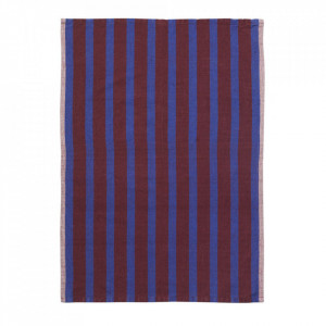 Prosop pentru bucatarie maro/albastru din bumbac si in 50x70 cm Hale Ferm Living