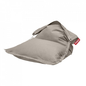 Puf pentru exterior gri/grej din olefina 132x185 cm Buggle-Up Fatboy