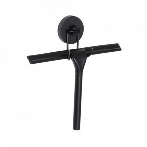 Racleta cu suport negru din metal Asen Vacuum Loc Wenko