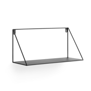 Raft negru din metal 40 cm Teg Kave Home