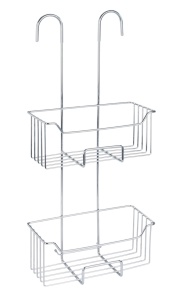 Raft pentru baie argintiu din metal 25 cm Milo Levels Wenko