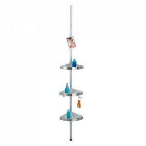 Raft pentru baie argintiu din metal 27 cm Premium Wenko