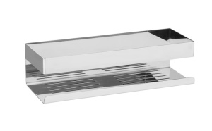 Raft pentru baie argintiu din metal 30 cm Genova Wenko