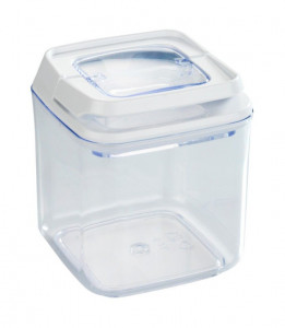 Recipient cu capac transparent/alb din plastic 700 ml Turin Mini Wenko