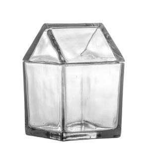 Recipient cu capac transparent din sticla 1.1 L Elius Bloomingville
