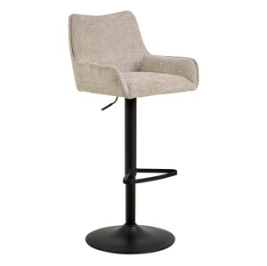 Scaun bar bej din textil Eddie Quiet Object