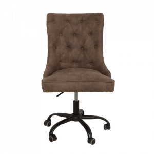 Scaun birou ajustabil maro din textil Victoria The Home Collection