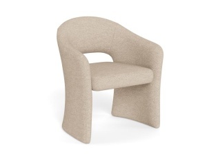 Scaun dining bej din textil Tori Quiet Object