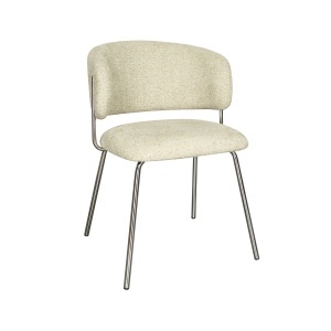 Scaun dining din textil verde Elva Quiet Object