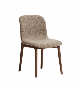 Scaun dining maro din textil Elnor Chenille Kave Home