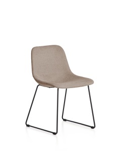 Scaun dining maro din textil Zahara Kave Home