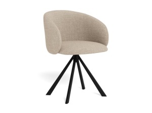 Scaun dining rotativ bej din textil Eleanor Actona Company