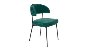 Scaun dining textil albastru The Winner Takes It All Ocean Bold Monkey