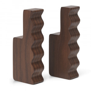 Set 2 cuiere maro din lemn Unda Ferm Living