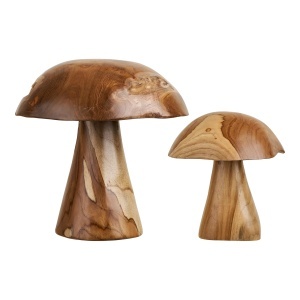 Set 2 decoratiuni maro din lemn Kodi House Nordic