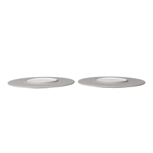 Set 2 farfurii intinse gri/albe din ceramica 28 cm Sonae Ferm Living