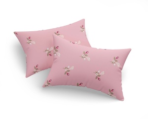 Set 2 fete de perna roz din fibre 50x70 cm Alanur The Home Collection
