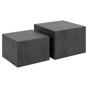 Set 2 mese de cafea negre Dice Ocean Quiet Object