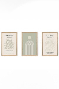 Set 3 tablouri multicolore 33x48 cm Artsycllct12 The Home Collection