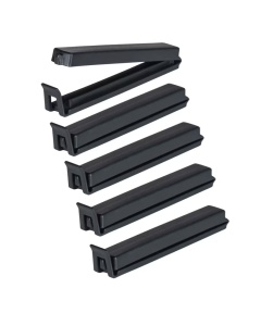 Set 5 cleme negre din fibre sintetice Tilly Wenko