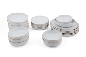 Set de masa 18 piese multicolore din ceramica MOD24Y220 The Home Collection