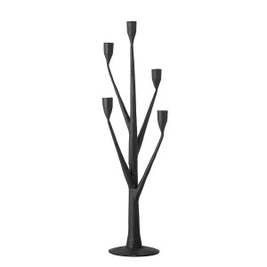 Sfesnic negru din metal 64 cm Abriz Creative Collection