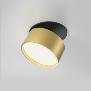 Spot negru/auriu din metal cu LED Onda 620 Maytoni