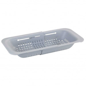 Strecurator chiuveta extensibil gri din plastic Sivo Wenko