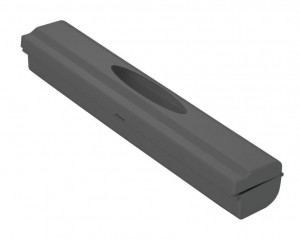 Suport gri/argintiu pentru folia alimentara din plastic Perfect Cutter Wenko