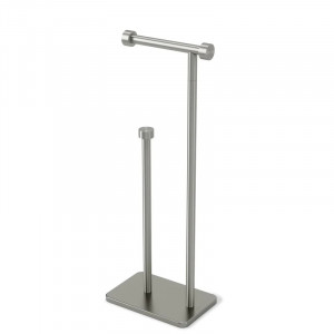 Suport hartie igienica argintie din metal Cappa Umbra