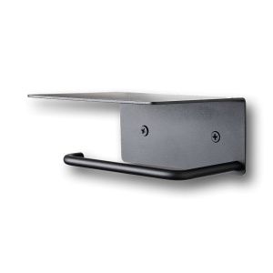 Suport hartie igienica negru din metal Dora Ferm Living