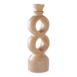 Suport lumanare maro din ceramica 31 cm Nony House Nordic