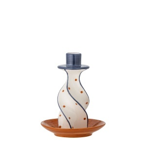 Suport lumanare multicolora din ceramica 16 cm Kairi Bloomingville