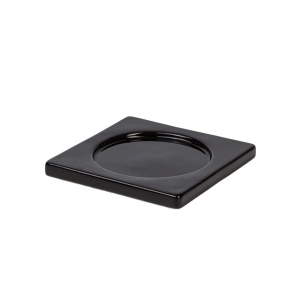 Suport lumanare negru din ceramica 1 cm Black Seletti