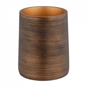 Suport pentru periuta de dinti maro alama din fibre sintetice 9x11 cm Palena Wenko
