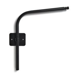 Suport perete pentru lampa portabila negru din metal Nali Kave Home