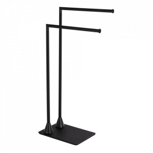 Suport prosoape negru din metal 44 cm Hella Wenko
