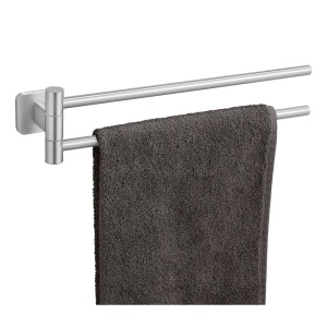 Suport prosop argintiu din metal 43 cm Porto Wenko