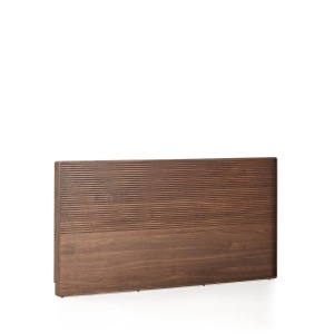 Tablie pat cu LED din lemn 192 cm Norlen Kave Home