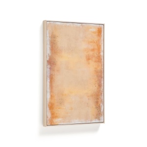 Tablou galben din fibre naturale 60x90 cm Selnar Kave Home