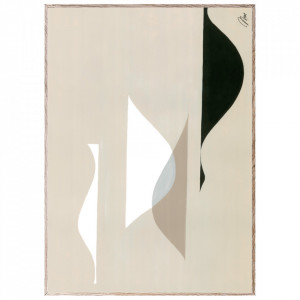 Tablou multicolor cu rama din lemn Music 01 Paper Collective