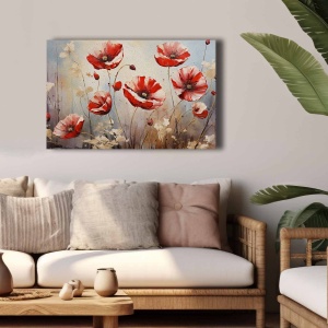 Tablou multicolor din fibre naturale 45x70 cm 4570softc-006 The Home Collection