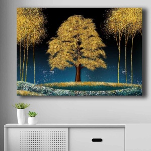 Tablou multicolor din fibre naturale 70x100 cm NISC-043 The Home Collection