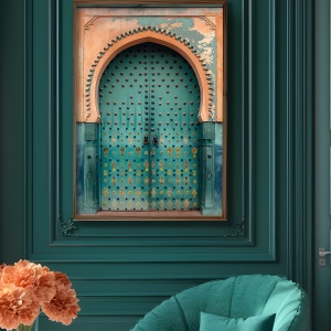 Tablou multicolor din lemn 35x47 cm GE125-L The Home Collection